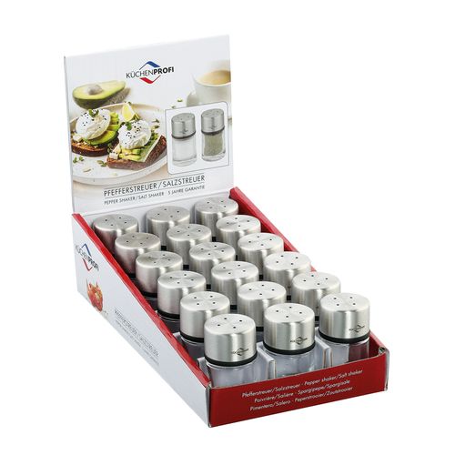 Salière Poivrière 10 Ml (lot De 2) En Verre