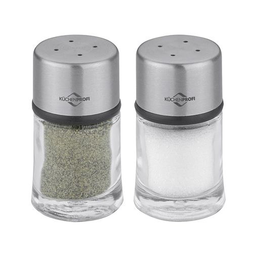 Salière Poivrière 10 Ml (lot De 2) En Verre