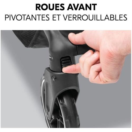 Poussette Compacte - Shop N Care - 4 Roues - Gris