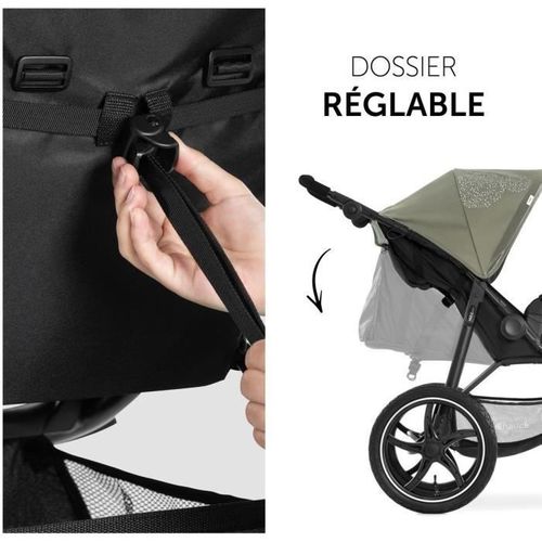 Poussette Tout Terrain - Runner 2 - 3 Roues - Pliage à 1 Main - Mickey