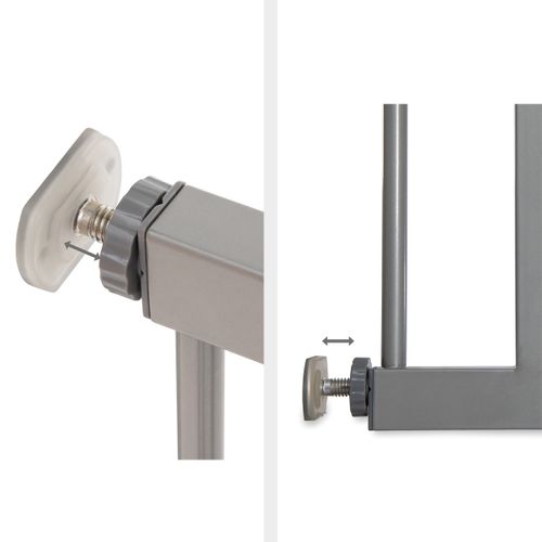 Barrière De Sécurité Stop N Safe 2 + Extension 9 Cm - Gris