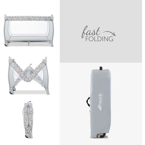 Lit De Voyage - Sleep N Play Go Plus - 60 X 120 Cm - Des La Naissance - Pliable - Roulettes - Pooh