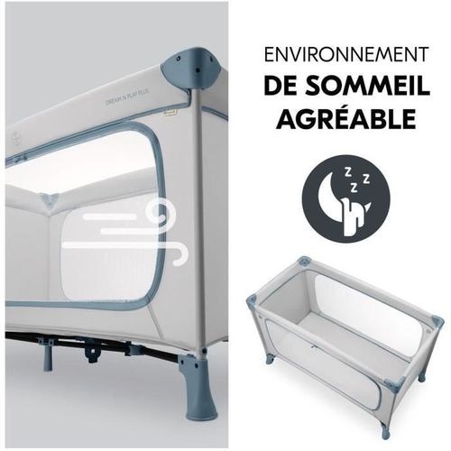 Lit De Voyage - Dream N Play Plus - 60 X 120 Cm - Dès La Naissance - Pliable - Dusty Mint