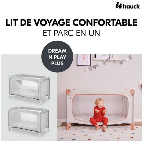 Lit De Voyage - Dream N Play Plus - 60 X 120 Cm - Des La Naissance - Pliable - Dusty Bleu