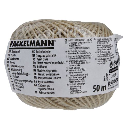 Ficelle Couleur Lin 50 M Fackelmann Tecno