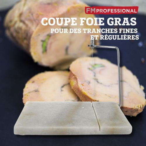 Coupe Et Présentation Foie Gras En Marbre 23 X 15 Cm Fm Professional