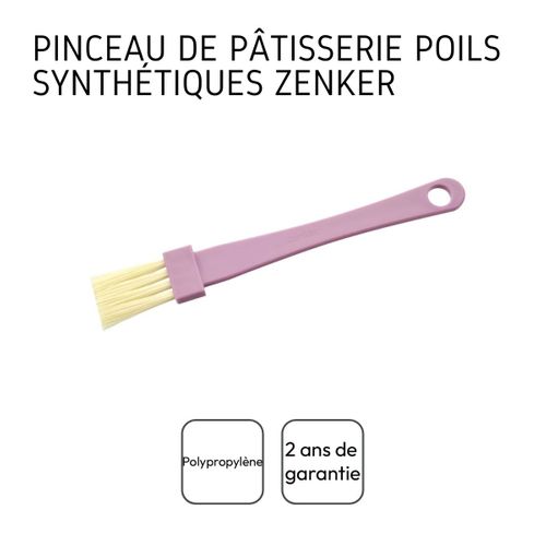 Pinceau De Cuisine Et De Pâtisserie 19 Cm En Poils Synthétiques Sweet Sensation