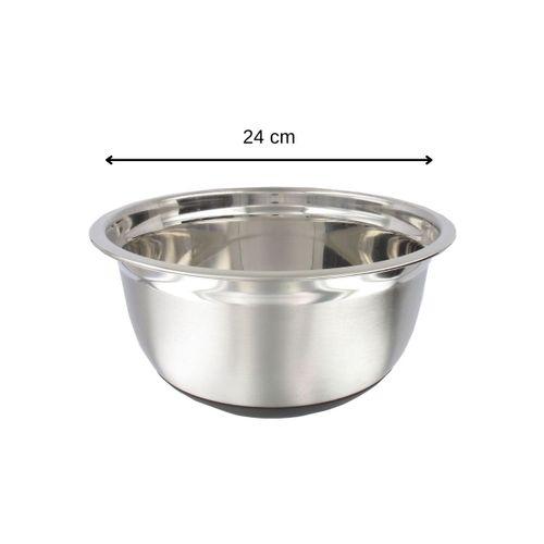 Bol à Mixer En Inox 24 Cm De Diamètre Fackelmann Basic