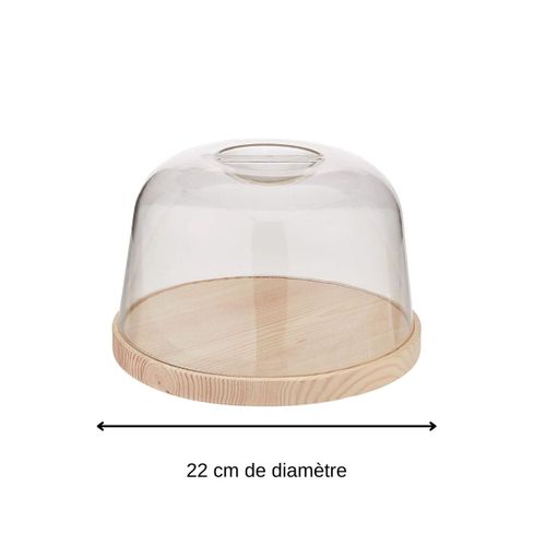 Cloche à Fromage En Bois Wood Edition