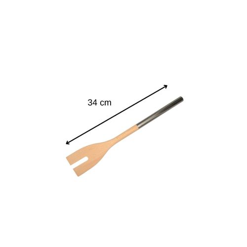 Fourchette à Salade Verte En Bois 34 Cm Fackelmann Boissellerie