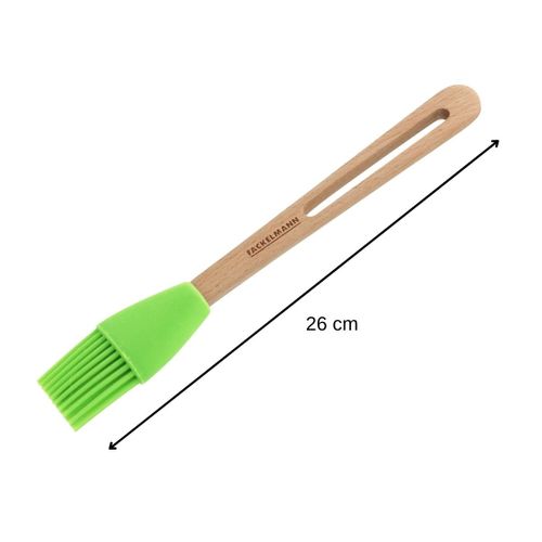 Pinceau De Cuisine Et De Pâtisserie 26 Cm En Poils Silicone Fackelmann Nature