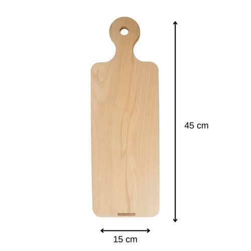 Planche à Découper Rectangulaire 45 X 15 Cm Fackelmann Nature