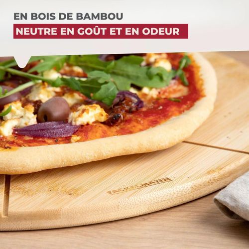 Planche à Pizza Avec Rainures De Coupe, Ø 32 Cm