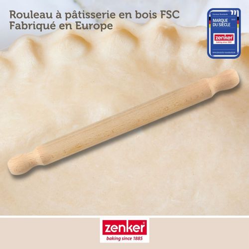 Rouleau à Pâtisserie En Bois Certifié Fsc 35 Cm Smart Pastry