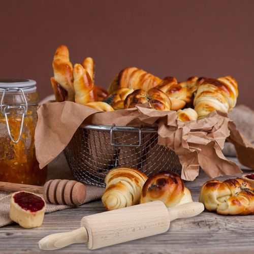 Mini Rouleau à Pâtisserie En Bois 23 Cm