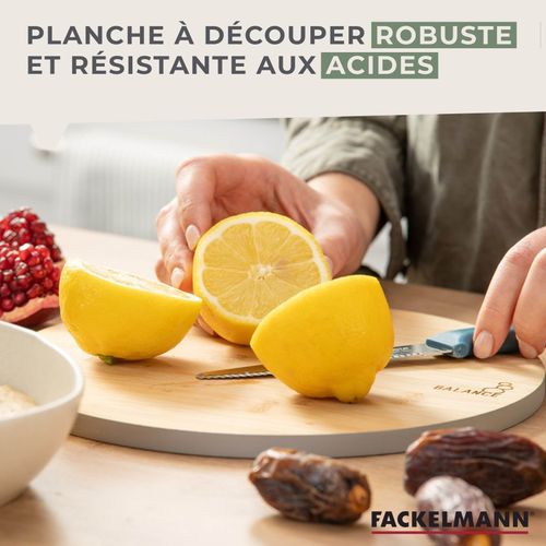 Planche à Découper En Bambou 24 X 24 Cm Fackelmann Balance