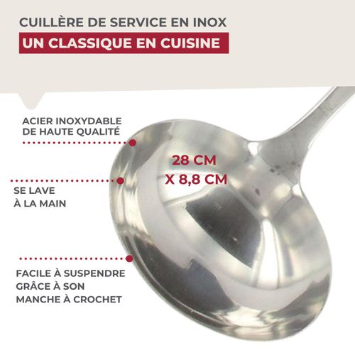 Louche De Cuisine Inox 28 Cm Fackelmann Oxford