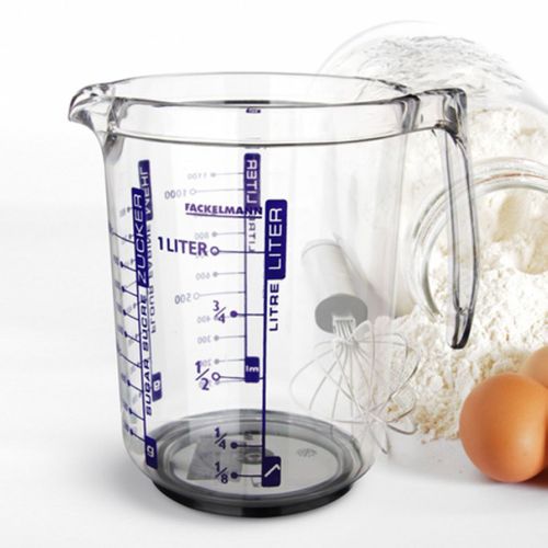 Verre Doseur 1l En Plastique De Haute Qualité Fackelmann