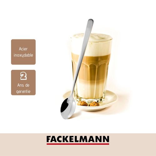 Lot De 3 Cuillères à Café Long Manche 20 Cm Fackelmann Petit Déjeuner