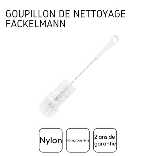 Goupillon Pour Bouteille En Nylon 33 Cm Fackelmann Tecno