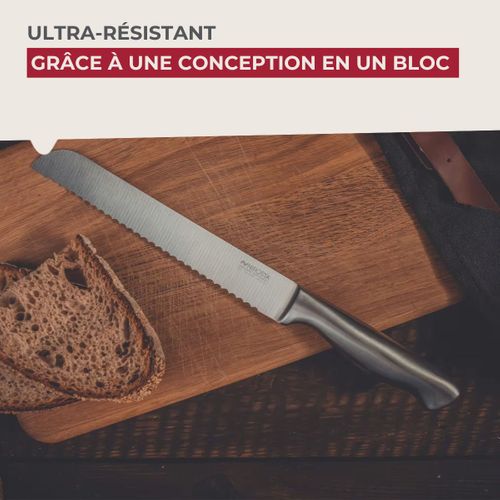 Couteau à Pain En Inox 33,5 Cm En Tout Nirosta