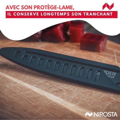 Couteau De Cuisine Lame Crantée 24 Cm Flow