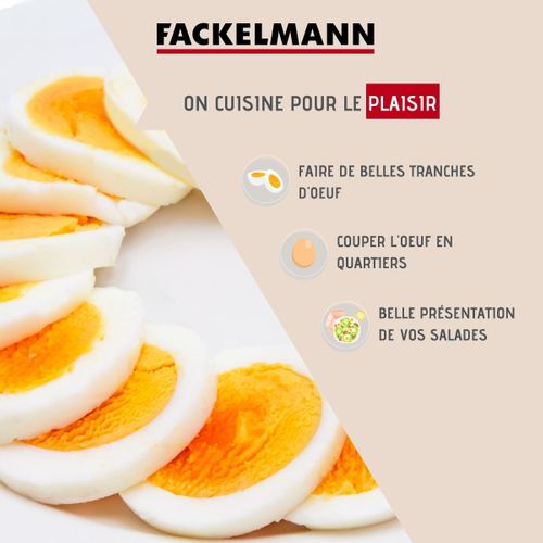 Coupe Oeufs Durs Arrondi Fackelmann Basic