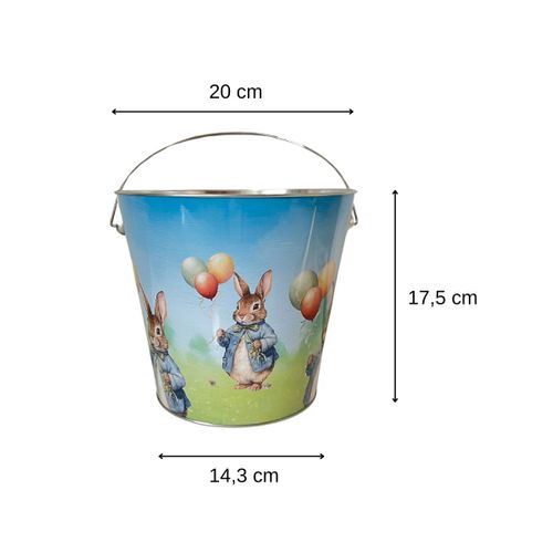 Seau Pour La Chasse Aux Oeufs Fackelmann Pâques