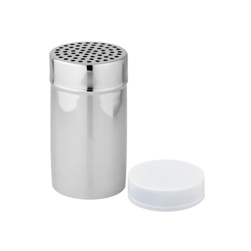 Saupoudreuse à Sucre Glace Et Cacao En Acier Inoxydable Avec Couvercle 13 Cm