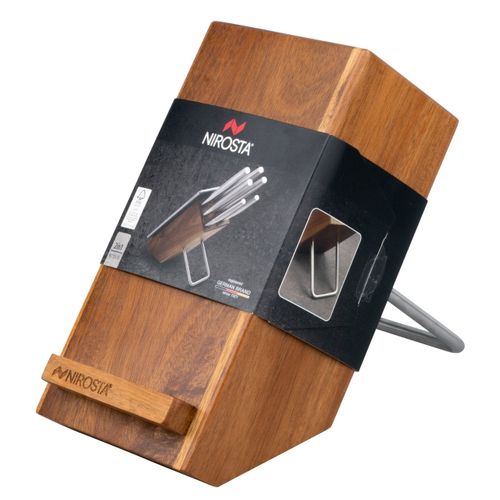 Bloc Pour 7 Couteaux Avec Support Pour Tablettes Nirosta