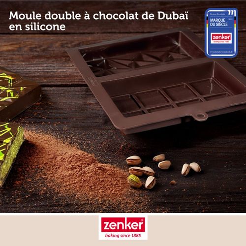Double Moule à Chocolat De Dubaï En Silicone Special Creative