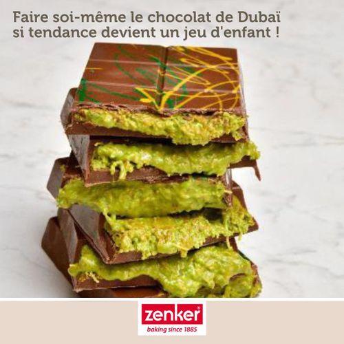 Deux Moules à Tablettes Chocolat De Dubaï En Silicone Special Creative