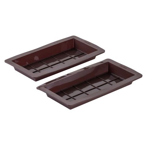 Deux Moules à Tablettes Chocolat De Dubaï En Silicone Special Creative