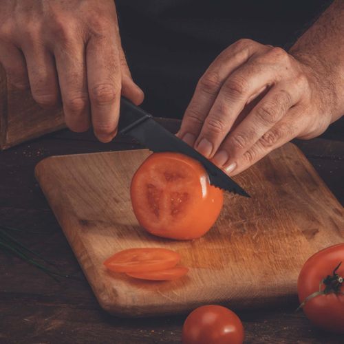 Couteau De Cuisine Cranté Nirosta Black Edition