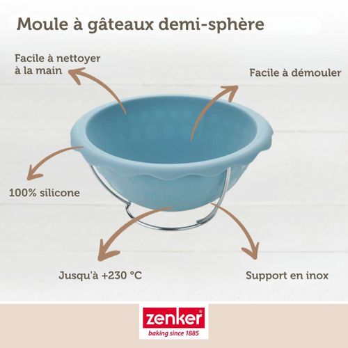 Moule Demi Sphère Pour Gâteau Ballon De Foot 18 Cm Spécial Football