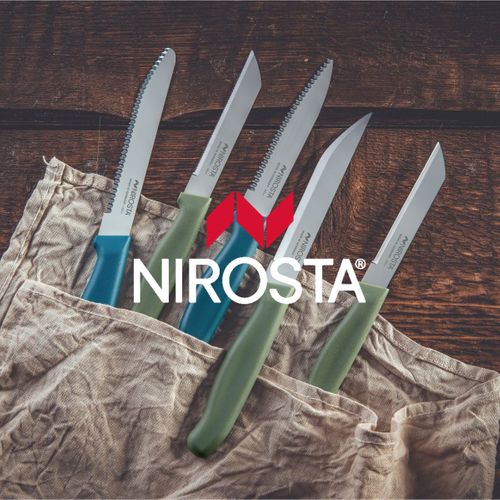 Couteau De Cuisine Lame Crantée 21,5 Cm Elemental