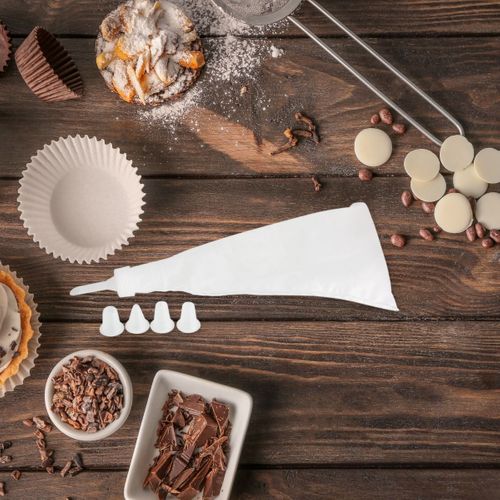 Poche à Douille Et 5 Embouts En Plastique 28 Cm Smart Pastry