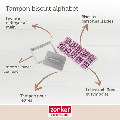 Tampon Alphabet Pour Biscuit Smart Pastry