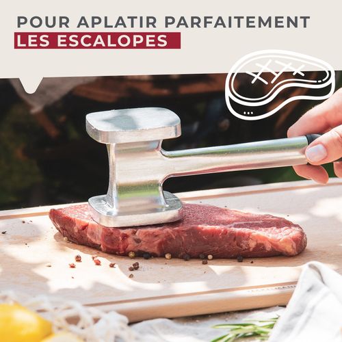 Attendrisseur à Viande En Aluminium 28 Cm Fackelmann Basic