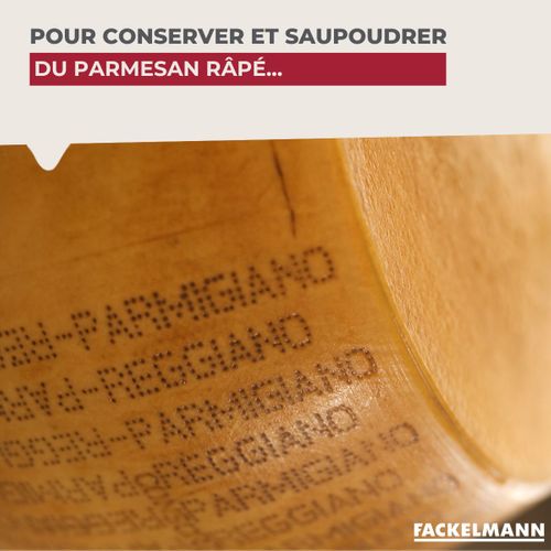 Saupoudreuse En Verre Et Couvercle Inox 14 Cm Fackelmann Basic