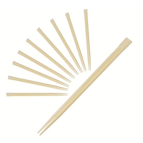 Lot De 10 Paires De Baguettes De 23cm En Bambou Asia Line