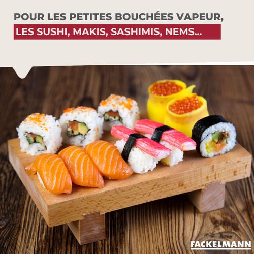 Lot De 10 Paires De Baguettes De 23cm En Bambou Asia Line