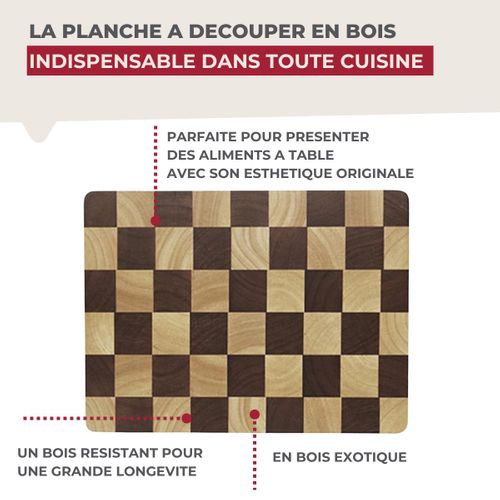 Planche à Découper En Hévéa Boissellerie