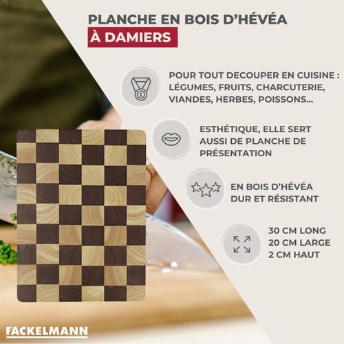 Planche à Découper En Hévéa Boissellerie
