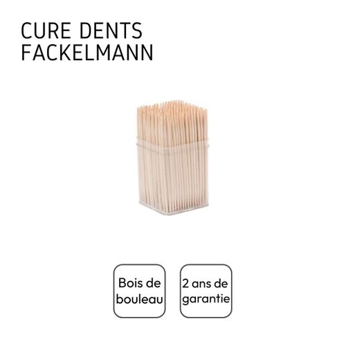 Lot De 300 Cure-dents En Bois Dans Une Boîte Avec Couvercle Wood Edition