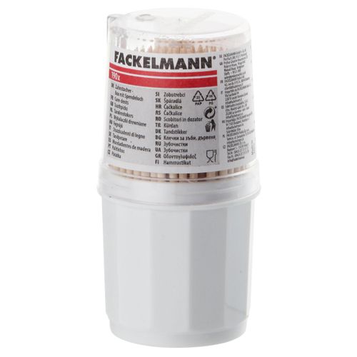 Lot De 190 Cure-dents En Bois Dans Une Boîte Ronde Avec Couvercle Wood Edition