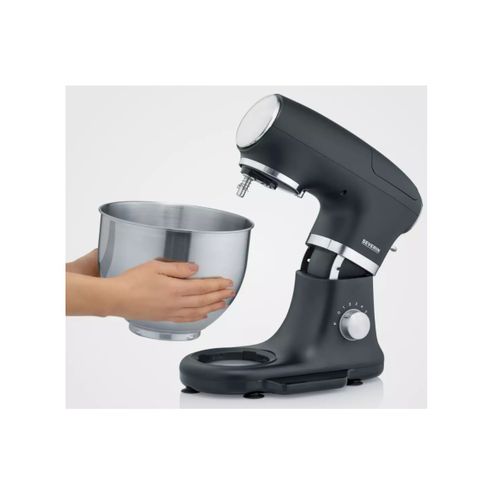 Robot Pâtissier Multifonction 5.5l 1000w Noir/inox - Km3898