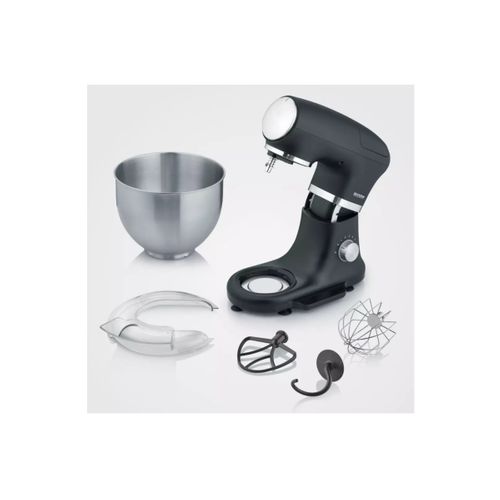 Robot Pâtissier Multifonction 5.5l 1000w Noir/inox - Km3898