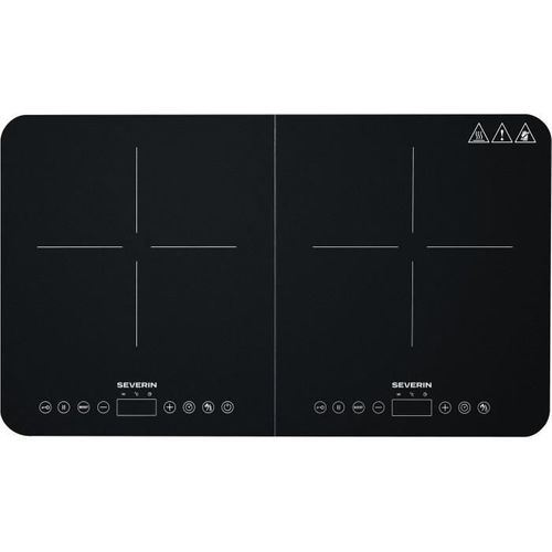 Plaque De Cuisson Posable Vitrocéramique - Dk9194 - 2 Foyers - 10 Niveaux De Puissance - 3400w