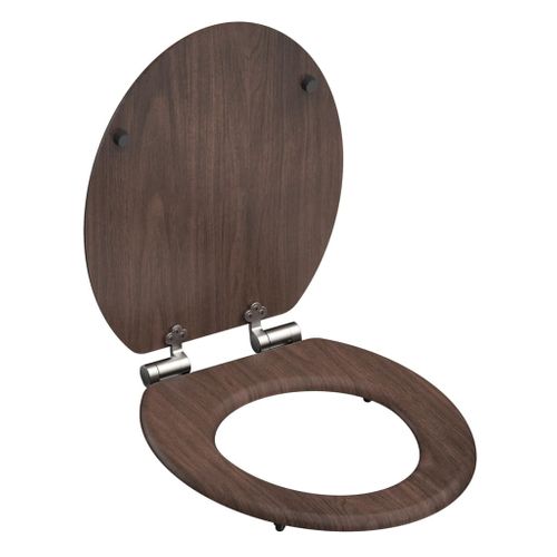 Siège de toilette fermeture en douceur Natural MDF